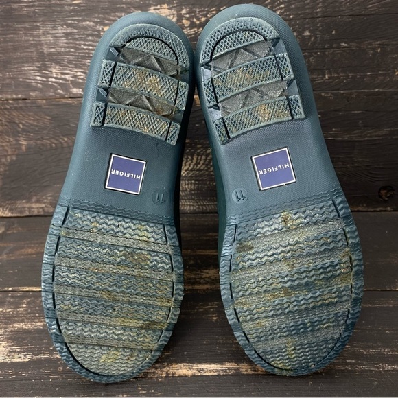 Tommy Hilfiger Trineti Green Rainbow Women's Size 11 - Picture 9 of 12